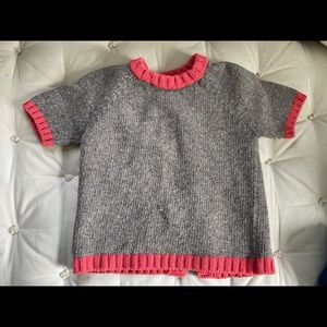 Babaa short sleeve wool sweater